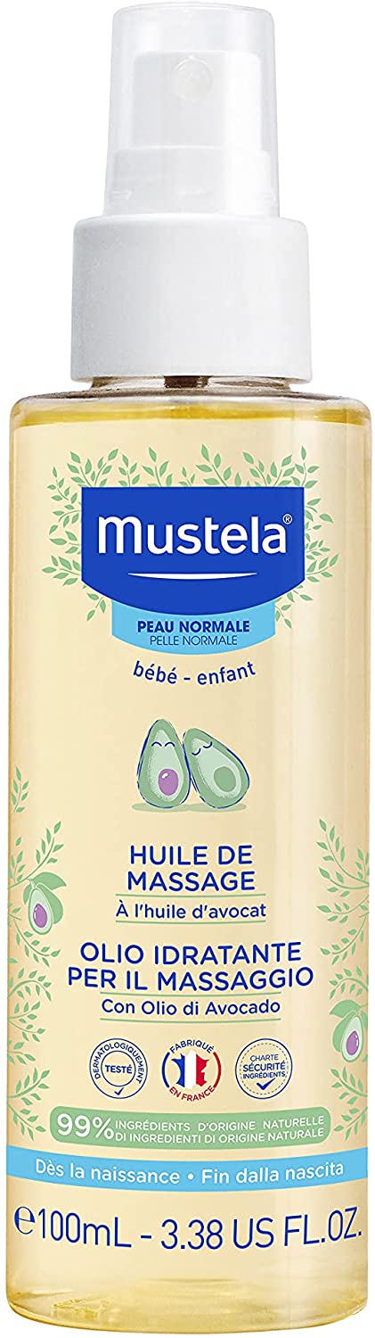 Olio idratante da massaggio 100 ml Mustela-0