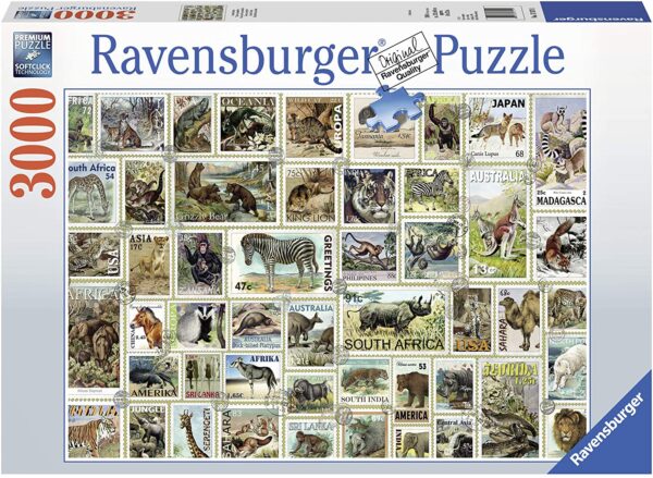 Francobolli degli Animali Puzzle 3000 pz Ravensburger 170791-0