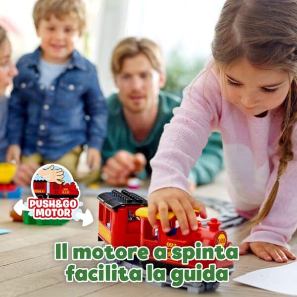 Treno a Vapore con locomotiva Lego Duplo 10874-5739