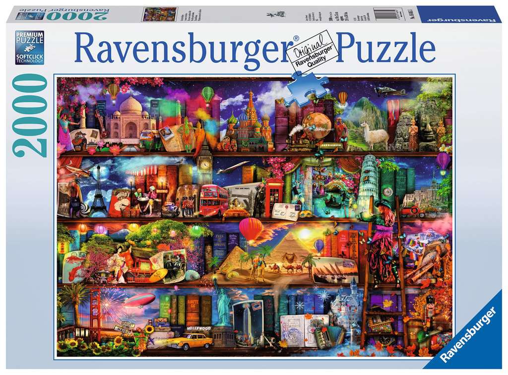 Miracoloso mondo dei libri Puzzle 2000 pz Ravensburger 166855-13295