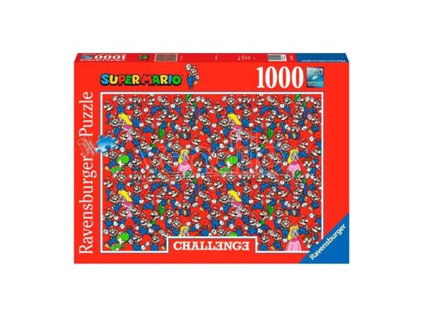 Super Mario Puzzle 1000 Pezzi, Collezione Challenge Ravensburger 165254-0