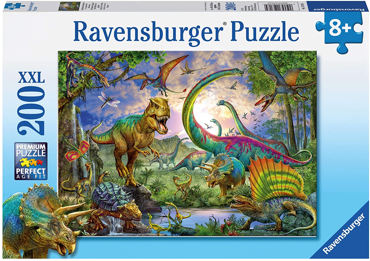 Nel Regno dei Giganti-Dinosauri Puzzle 200 pezzi XXL Ravensburger 127184-0