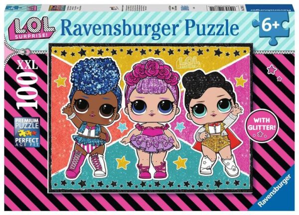 Lol Surprise Glitter Puzzle 100 XXL Ravensburger 128815-0