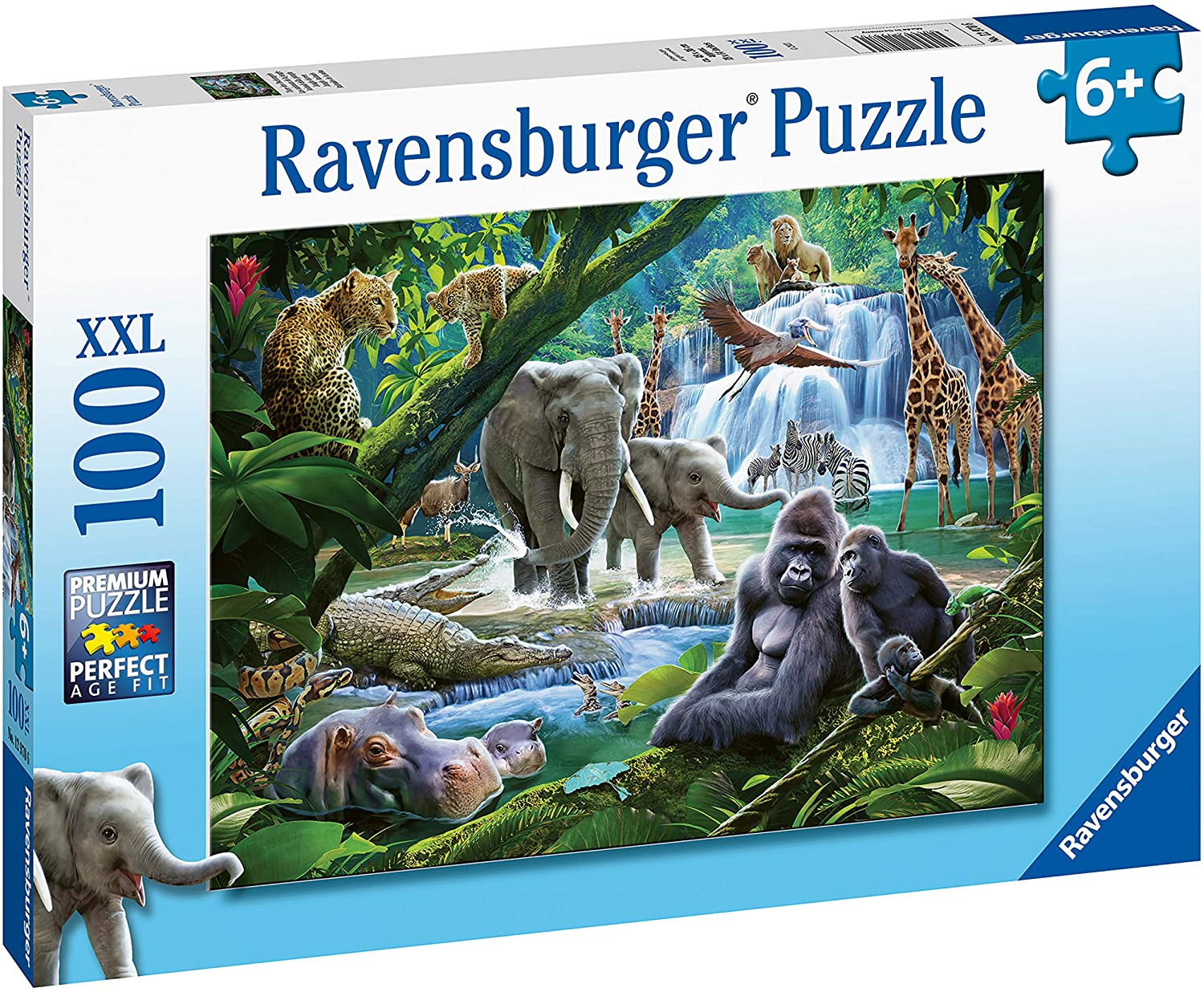 Animali Della Giungle Puzzle 100 pezzi XXL Ravensburger 129706-7925